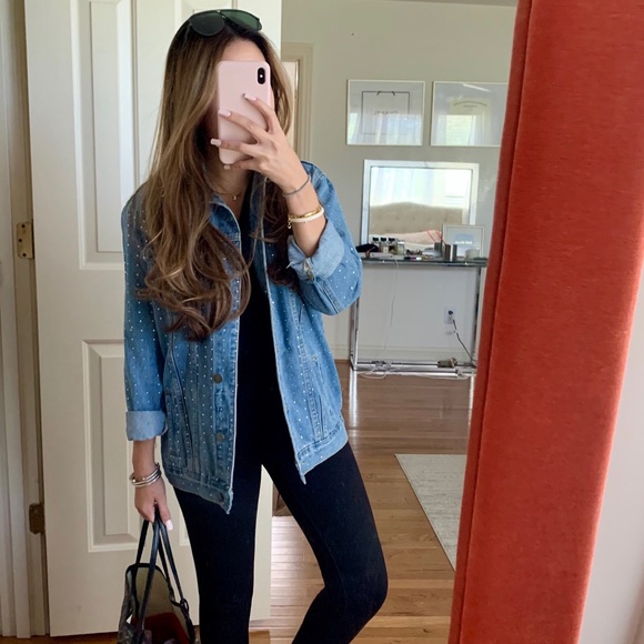 superdown pearl denim jacket